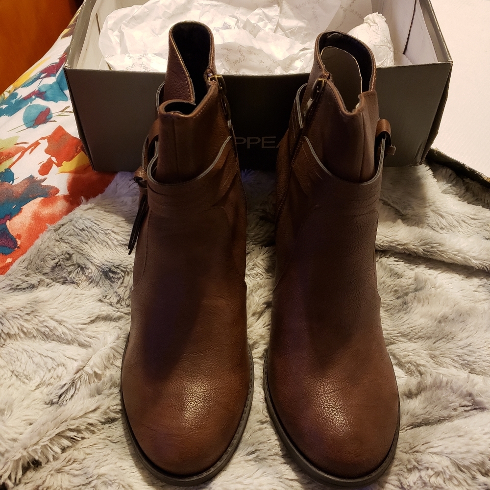 Brown ankle boot